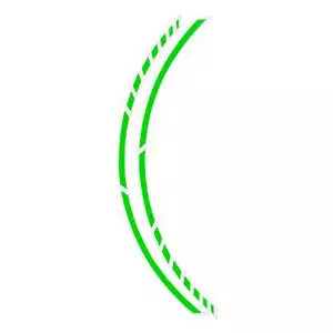 Adhesivo para Llanta Foliatec Verde Neón – Personalización Deportiva