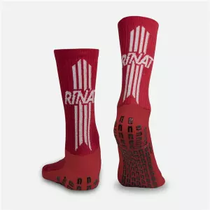 Calcetines Deportivos Rinat Rojos Antideslizantes Unisex para Adultos