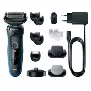 Maquinilla de Afeitar Eléctrica Braun Series 5 Azul – Afeitado Preciso
