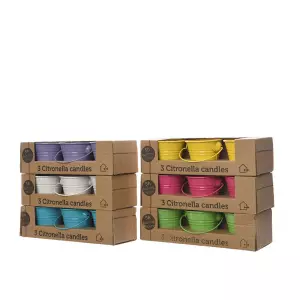 Repelente de Mosquitos Decoris en Velas Multicolor 45 g | Protección