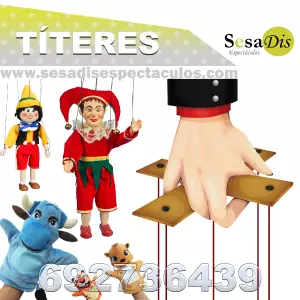 Obras de títeres. Marionetas