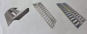 RAMPA DE CARGA DE ALUMINIO 4M.