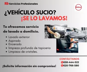Servicio lavado de vehiculos