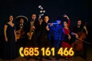 Músicos, animadoras, magos, dj, grupos de tuna, flamenco, etc: FIESTAS