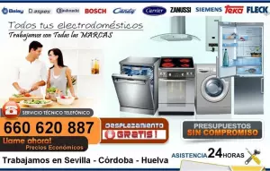 Reparación de electrodomésticos en Sevilla