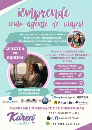 Emprende como agente de viajes