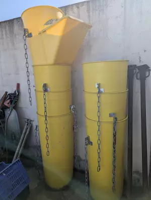 TOLVA BAJANTES DE ESCOMBRO PVC