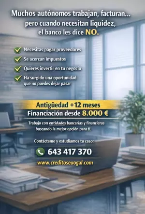 Financiación para autónomos ágil y profesional