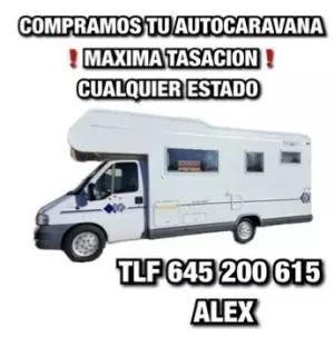 Compramos todo tipo de autocaravanas