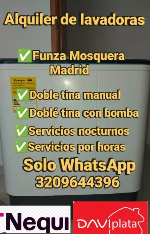 Alquiler de Lavadoras