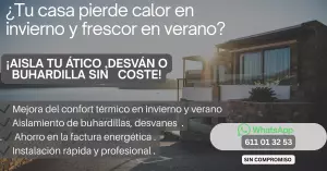 AISLAMIENTO TERMICO SUBVENCIONADO .