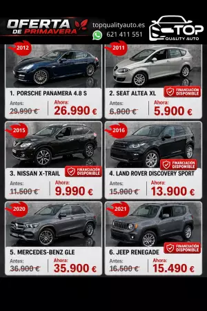Ofertas de Primavera en Top Quality Auto