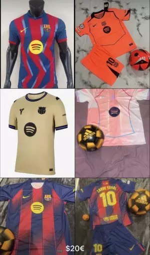 Camisas de fútbol