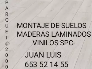 instalacion de suelos de maderas laminados vinios spc
