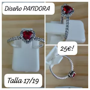 Anillo plata diseño PANDORA