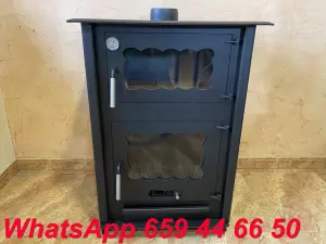 3-A ESTUFA DE LEÑA CON HORNO ARRIBA