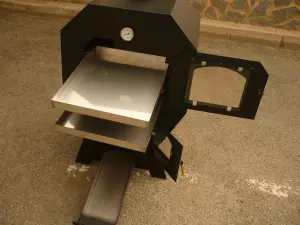 5-B HORNO DE LEÑA MEDIANO PARA PONER VISTO SIN OBRAS