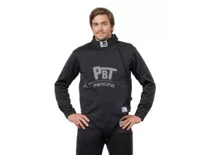 Chaqueta de esgrima Negra 350N CE Hombre PBT esgrima