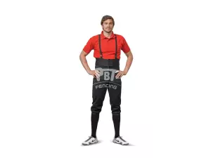 Pantalon de esgrima 350N CE Negro Hombre PBT ESGRIMA