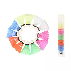 VOLANTES BADMINTON PLASTICO 12UDS