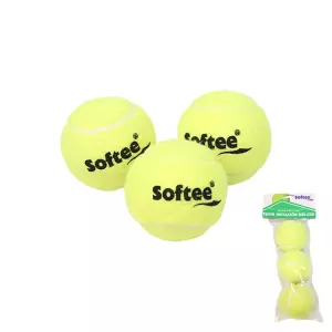 BOLSA 3 PELOTAS DE TENIS SOFTEE INICIACION DELUXE