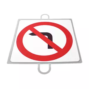 PANEL DE SEÑALIZACION TRAFICO DE PROHIBICION Nº 5 (GIRA IZQA)