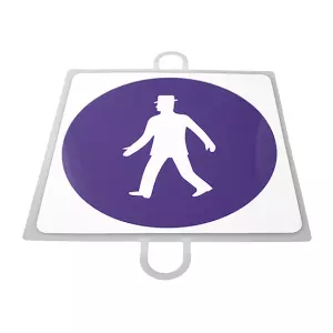 PANEL DE SEÑALIZACION TRAFICO DE OBLIGACION Nº 3 (PEATONES)