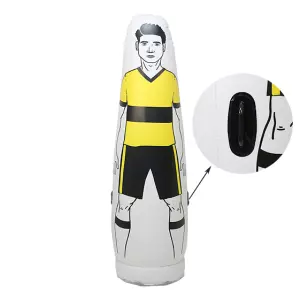 JUGADOR BARRERA HINCHABLE AMARILLO FLUOR, 1,65 altura PREGUNTAR STOCK
