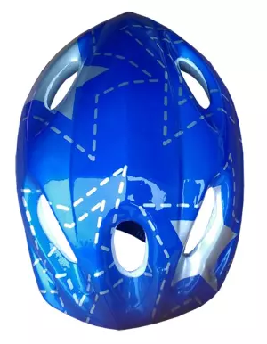 CASCO INFANTIL SOFTEE 54 COLOR AZUL ciclismo