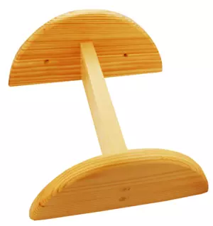 SOPORTE MADERA PARA AROS/CUERDAS