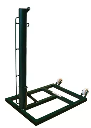 JUEGO POSTES TENIS METALICOS 80 MM TRASLADABLES