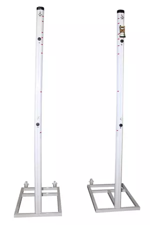 JUEGO POSTES MULTIALTURAS ALUMINIO TUBO DE 90 MM TRASLADABLES