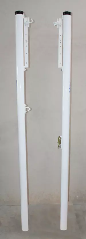 JUEGO POSTES VOLEIBOL FIJOS ALUMINIO  90 MM