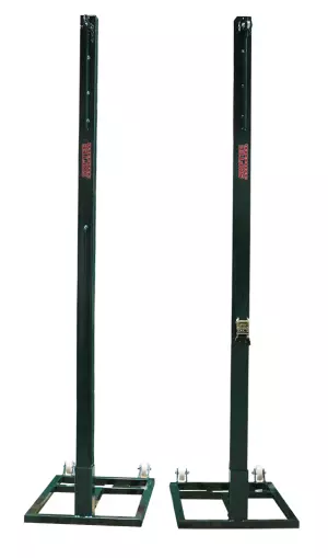 JUEGO POSTES VOLEIBOL METALICOS CUADRADOS 80 X 80 MM TRASLADABLES preguntar stock