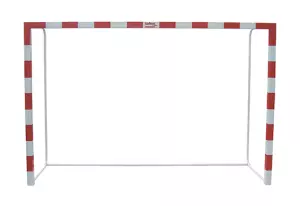 JUEGO PORTERIAS F.SALA/BALONMANO MADERA TRASLADABLES 80X80MM CON BASE DE TUBO REDONDO