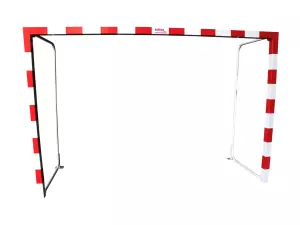 JUEGO PORTERIAS F.SALA/BALONMANO METALICAS  80X80MM ABATIBLES