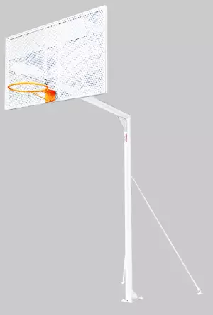 JGO CANASTAS ANTIVANDALICAS BALONCESTO NEW TUBO 114 MM LACADA -INCLUYE AROS, REDES Y TABLEROS- FIJAS