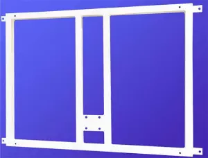 SOPORTE METALICO PARA SUJECCION TABLERO Y ARO MINIBASKET A LA PARED