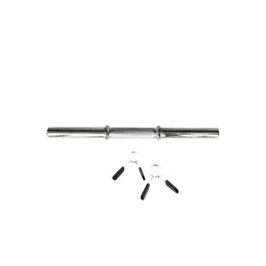 BARRA MANCUERNA 45CM CON FIJACIONES MUELLE DIAMETRO 30