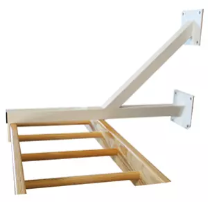 HERRAJE PARA ESCALERA HORIZONTAL -2 UDS- entrenamiento gimnasio BRAQUIACION SOPORTE