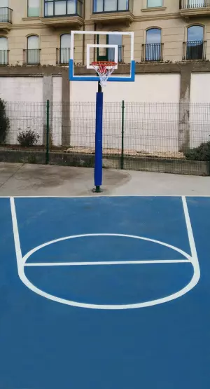 JUEGO PROTECCION POSTES BASKET/ MINIBASKET MONOTUBO 80x80 mm