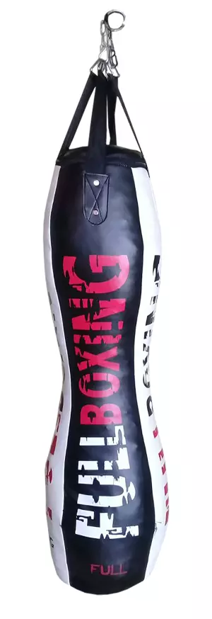 SACO BOXEO FULLBOXING BODY -USO NO PROFESIONAL- - NEGRO/BLANCO, 120