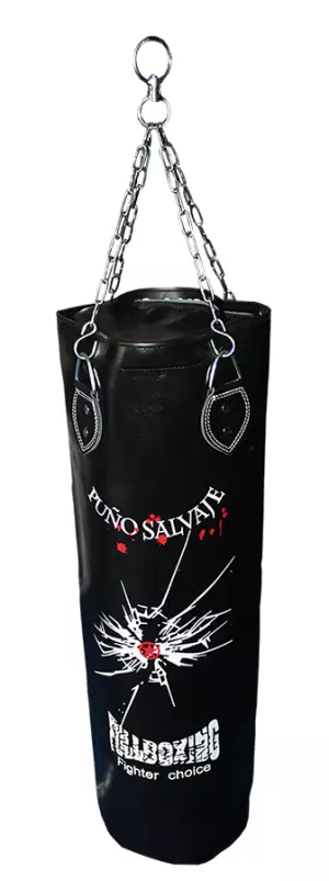 SACO BOXING PUÑO SALVAJE -USO NO PROFESIONAL- - 100, NEGRO
