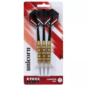 Set 3 dardos p.acero "STEEL 100". 18gr