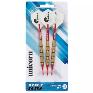 Set 3 dardos p.blanda "SOFT 100". 16gr
