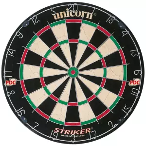 Diana de pelo compet. UNICORN "STRIKER"  dardos punta acero incluidos
