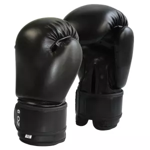 GUANTES BOXEO JUNIOR NEGRO-GRIS 6 OZ