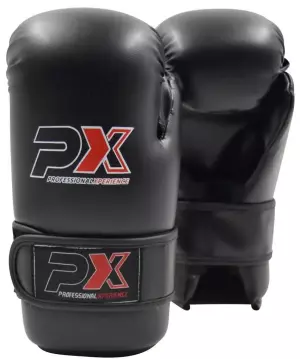 GUANTES POINTFIGHTNING NEGROS PX TAEKWONDO