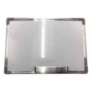 PIZARRA MAGNÉTICA CERCO DE ALUMINIO 60X90CM CON SOPORTE NEUTRAL