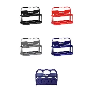 PORTABOTELLAS PLEGABLE DELUXE  PARA 6 BOTELLAS - 6 BTLL, AZUL